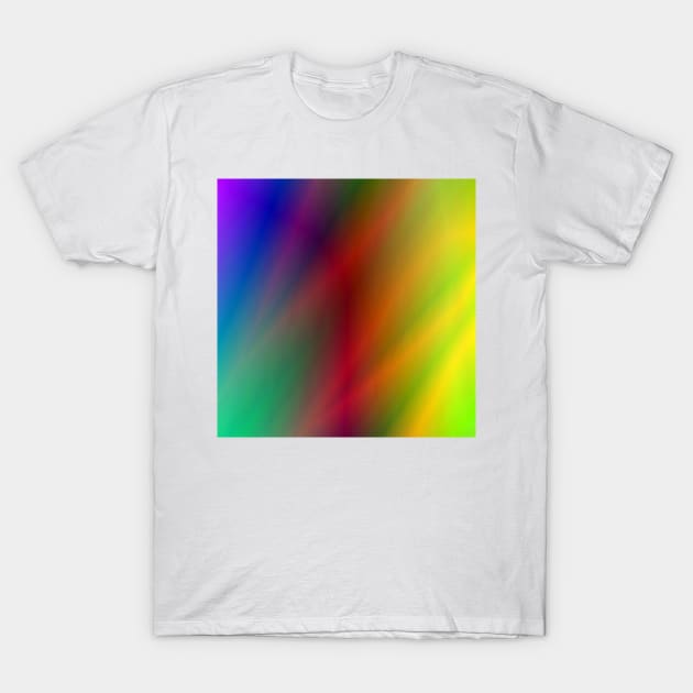 BLUE GREEN PINK YELLOW ABSTRACT TEXTURE T-Shirt by Artistic_st